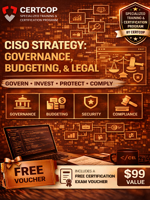 CISO Strategy Governance, Budgeting, & Legal